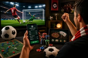 football fans online casino excitement